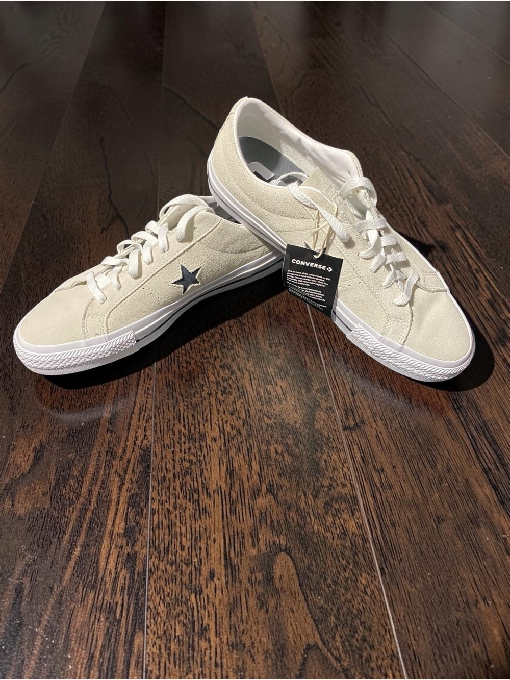 NWT Converse CONS One Star Pro Suede Low Top Sneakers Cream Men's Size 12